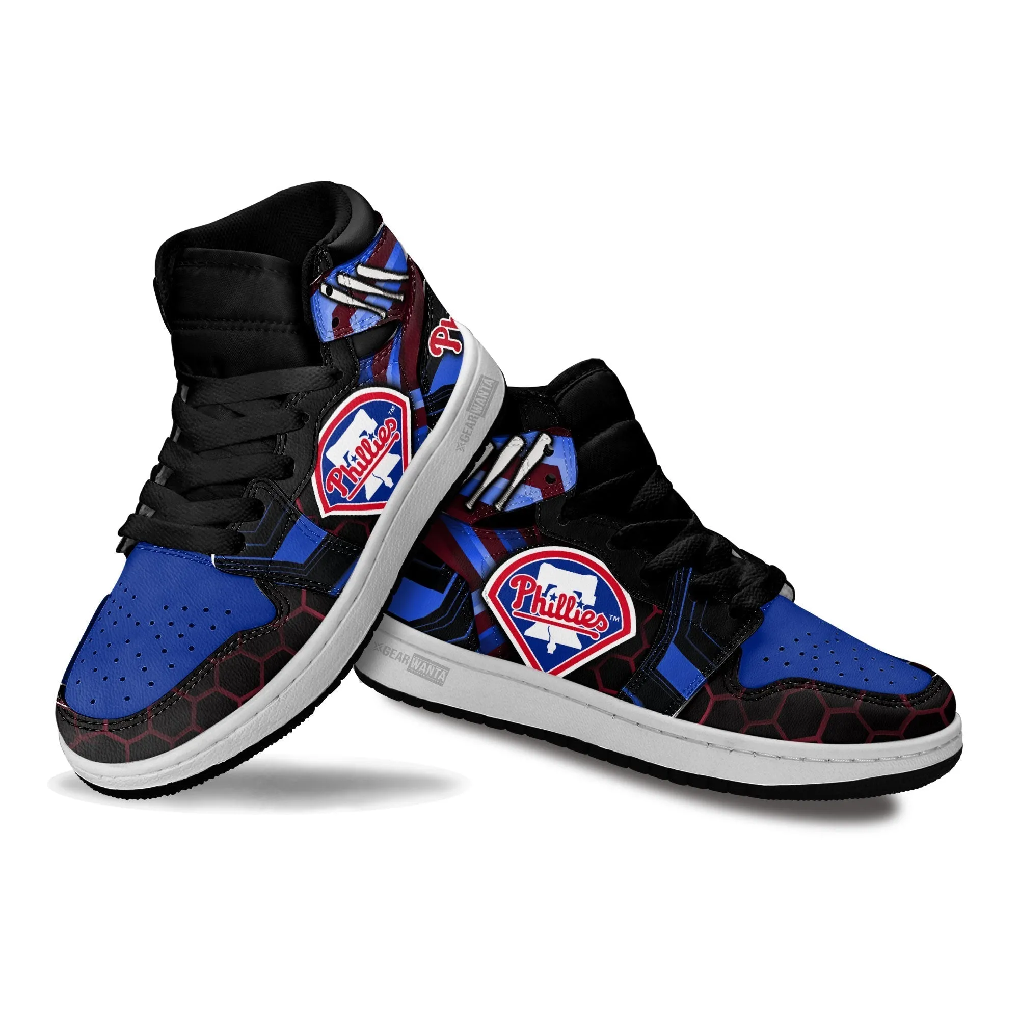 Philadelphia Phillies Kid J1s Sneakers Custom