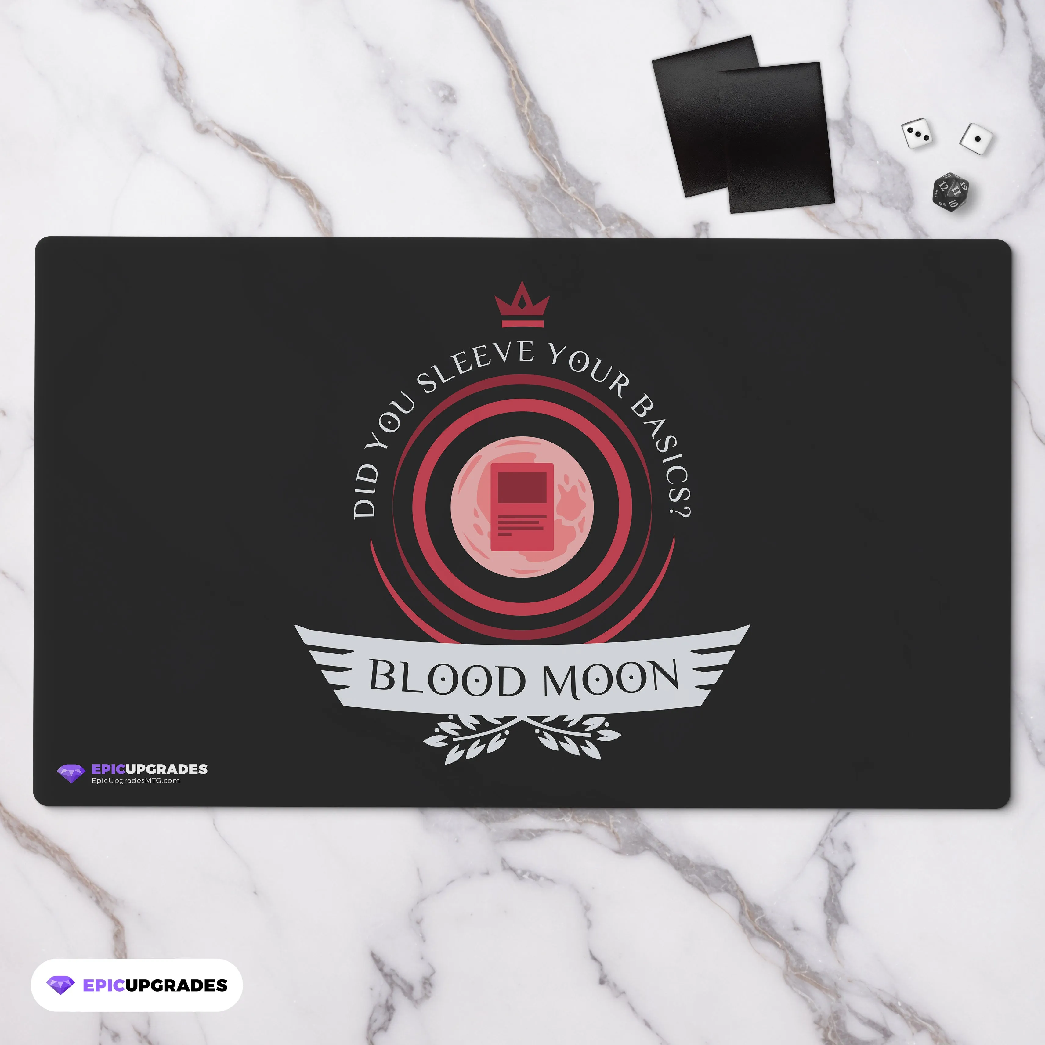 Playmat - Blood Moon Life Magic the Gathering