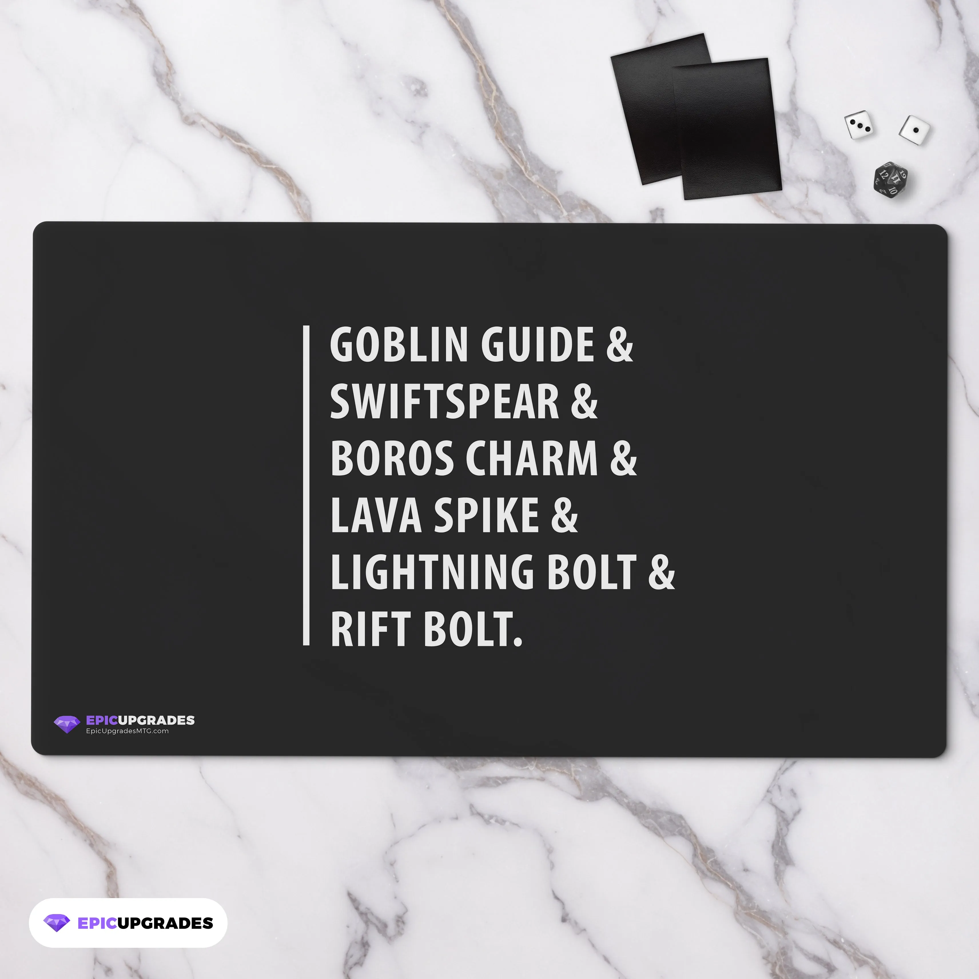 Playmat - Burn Faction Magic the Gathering