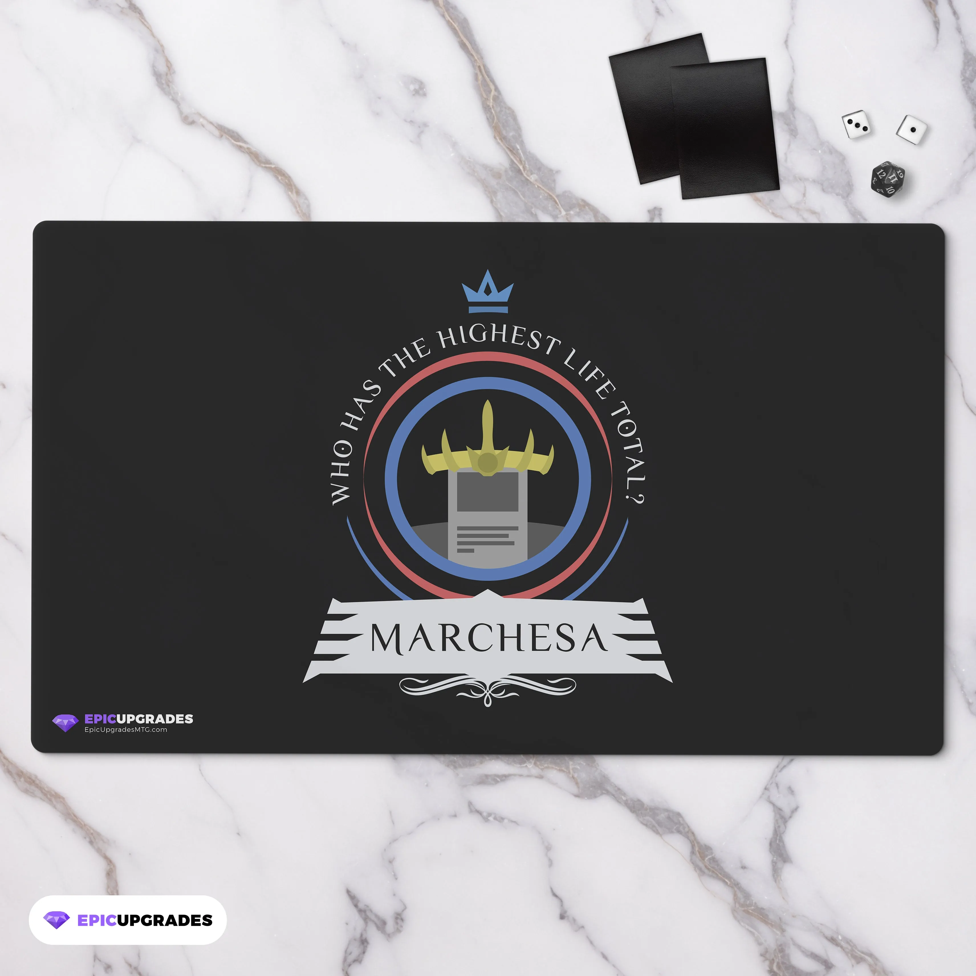 Playmat - Commander Marchesa the Black Rose Magic the Gathering