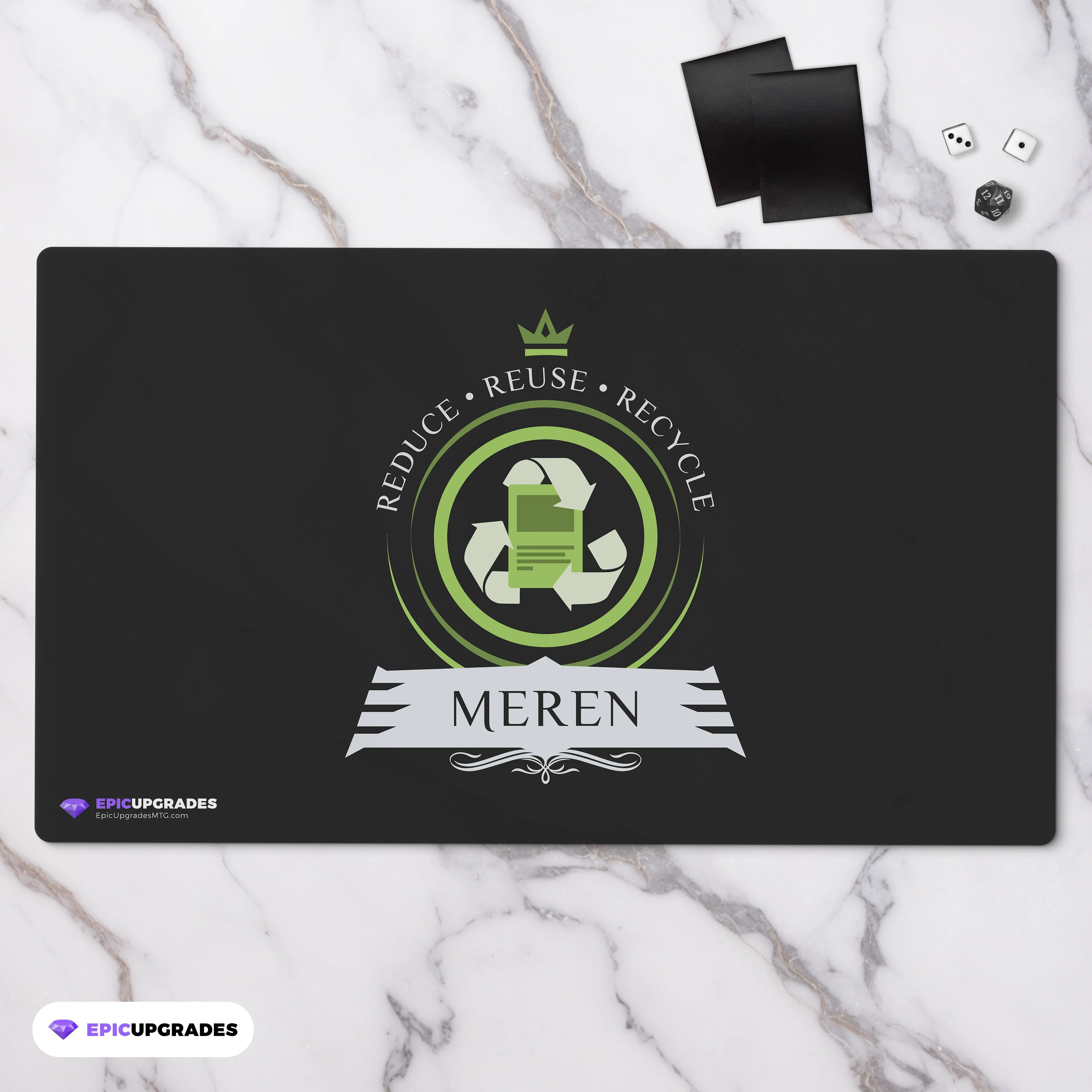 Playmat -  Commander Meren Magic the Gathering