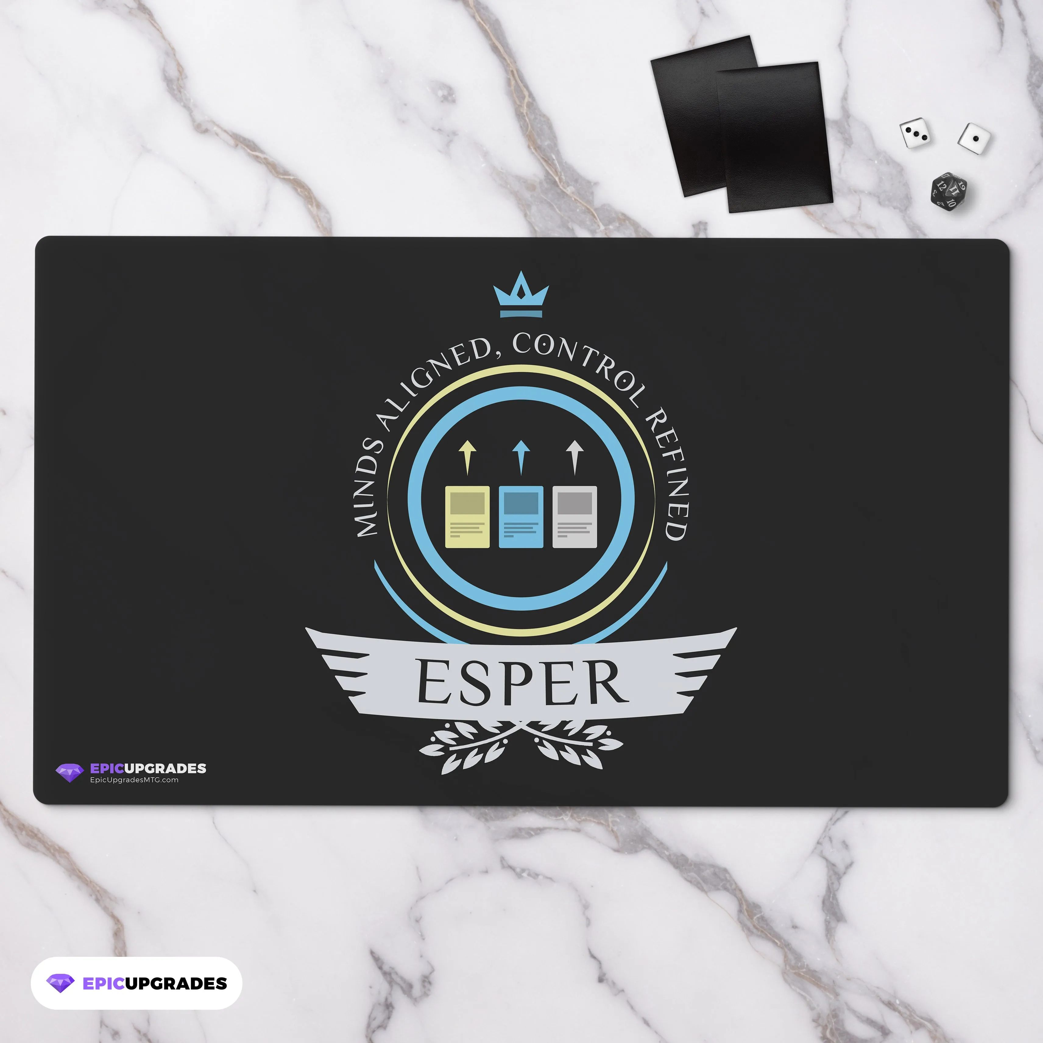 Playmat -  Esper Life Magic the Gathering