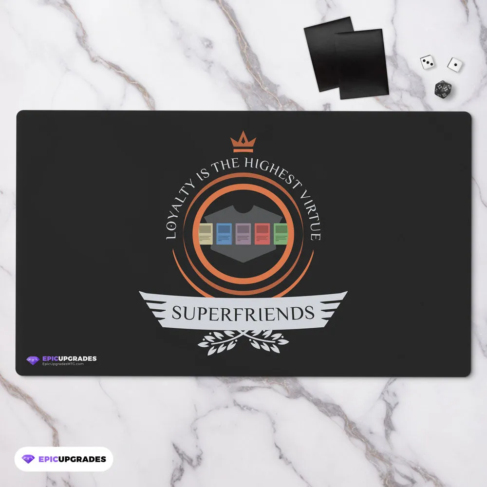 Playmat - Superfriends Life Magic the Gathering