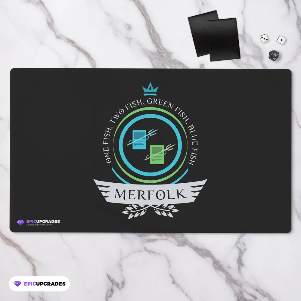 Playmat - UG Merfolk Life Magic the Gathering