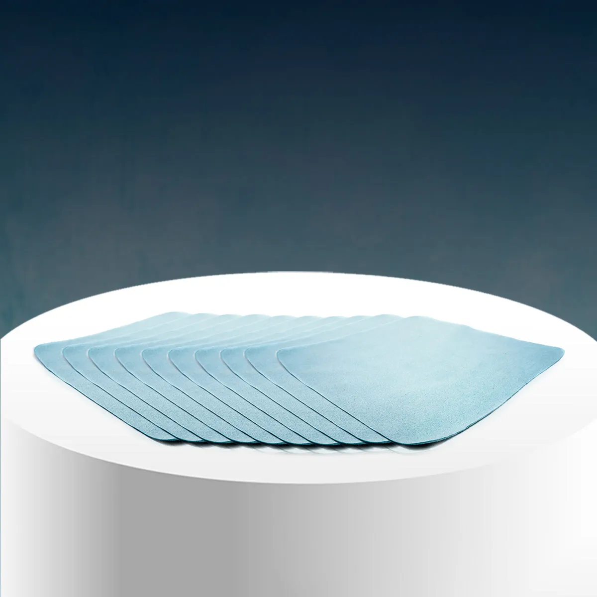 Poshlyf Applicator Cloth Light Blue/Green 10 cm x 10 cm