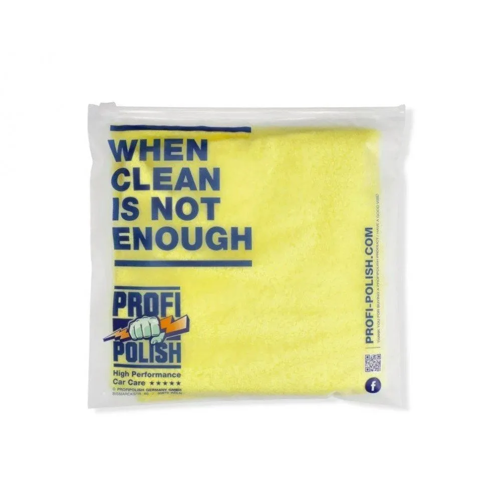 Professional Microfiber Cloth ProfiPolish Citrus, 450 GSM, 40x40cm