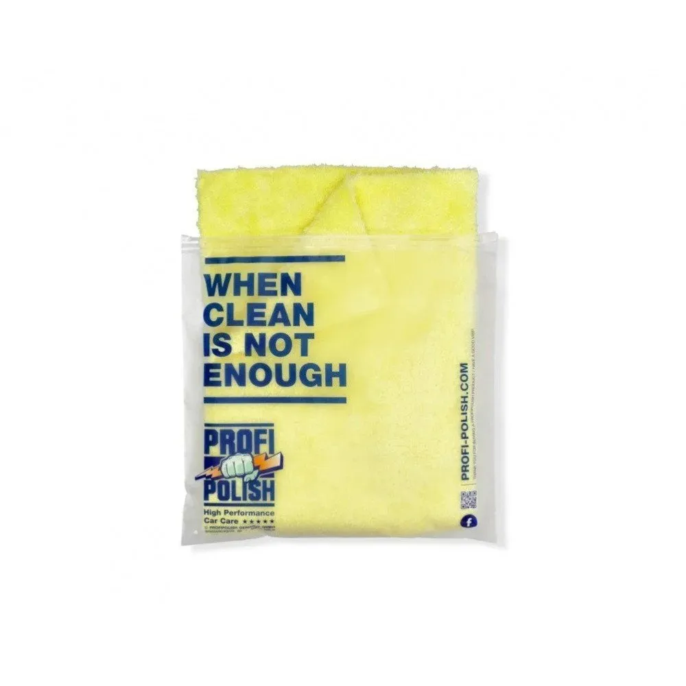 Professional Microfiber Cloth ProfiPolish Citrus, 450 GSM, 40x40cm