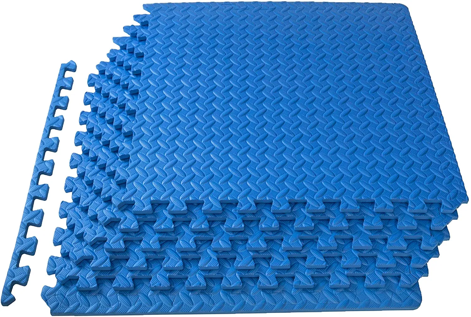ProsourceFit Puzzle Exercise Mat ½”, EVA Foam Interlocking Tiles Protective Flooring for Gym Equipment and Cushion for Workouts