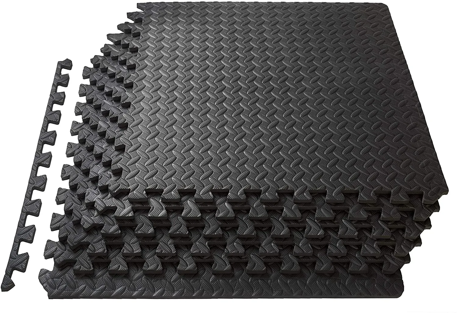 ProsourceFit Puzzle Exercise Mat ½”, EVA Foam Interlocking Tiles Protective Flooring for Gym Equipment and Cushion for Workouts