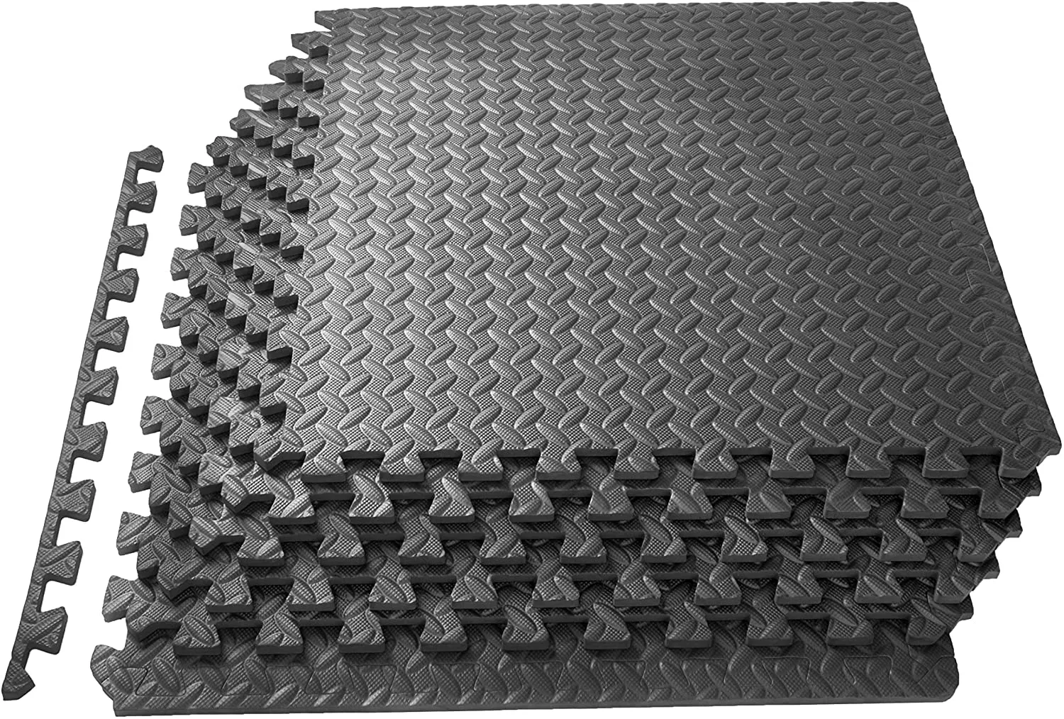 ProsourceFit Puzzle Exercise Mat ½”, EVA Foam Interlocking Tiles Protective Flooring for Gym Equipment and Cushion for Workouts