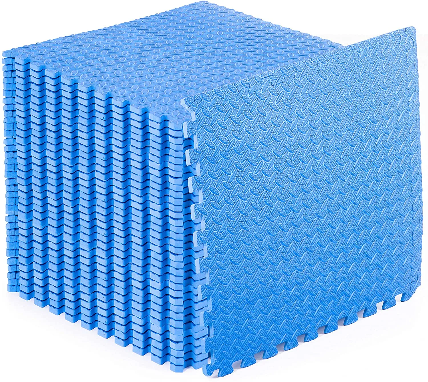 ProsourceFit Puzzle Exercise Mat ½”, EVA Foam Interlocking Tiles Protective Flooring for Gym Equipment and Cushion for Workouts