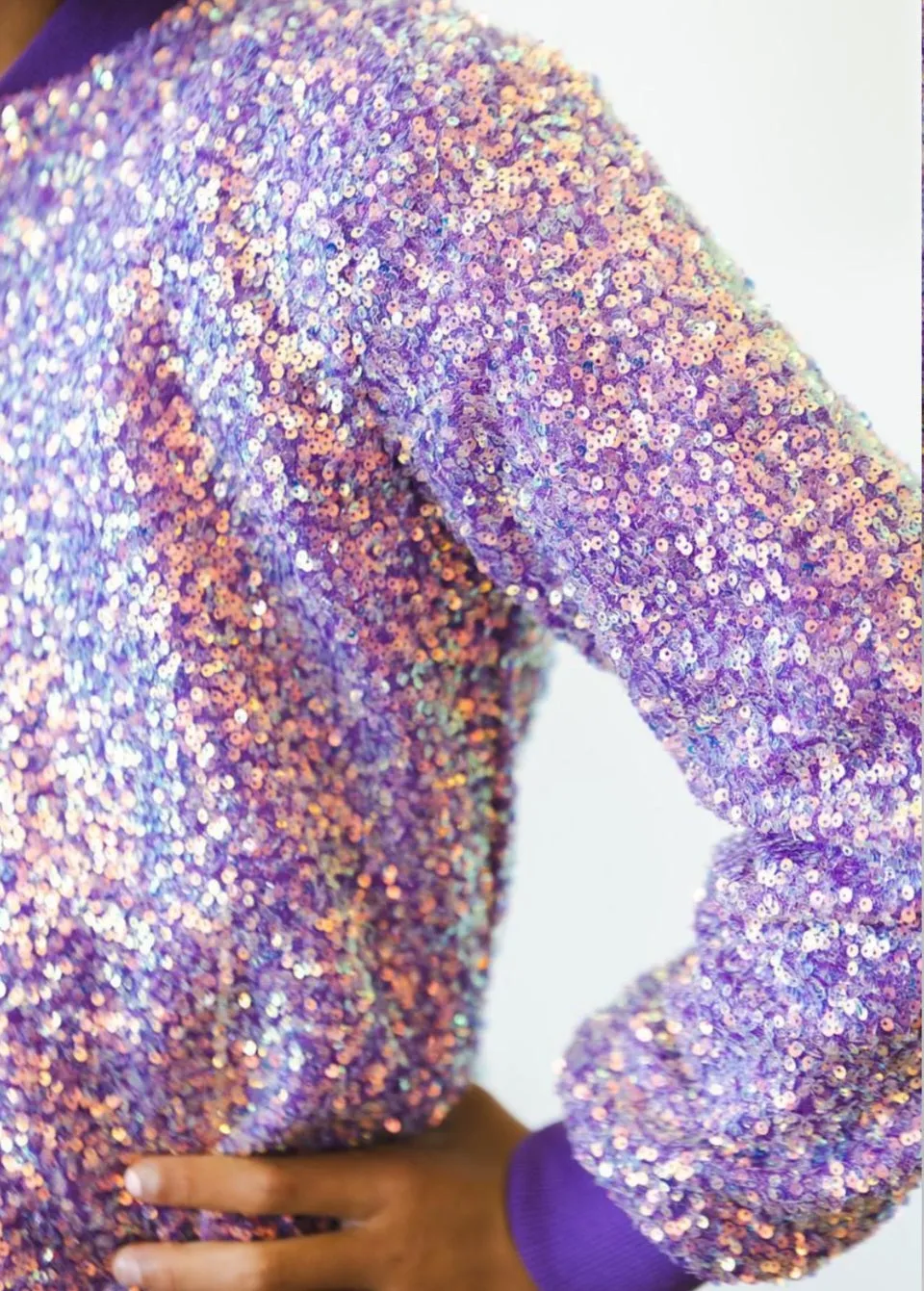 Purple Sequin Jacket