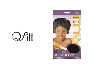 Qfitt Kid Vinyl Shower Cap (black)