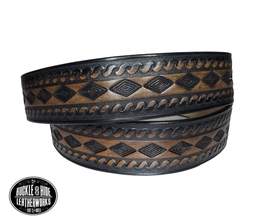 "The BANJO " Leather Belt