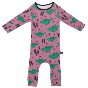 RAGS L/S Infant Rag Romper - Bats