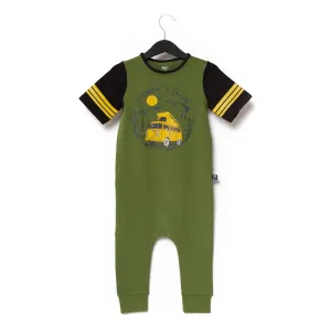 RAGS Retro S/S Rag Romper - Adventure is Calling