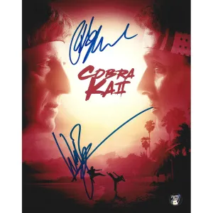 Ralph Macchio/William Zabka Autographed "Cobra Kai" 8X10 Photo
