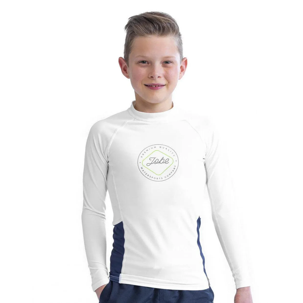 RASH GUARD LONGSLEEVE YOUTH WHITE