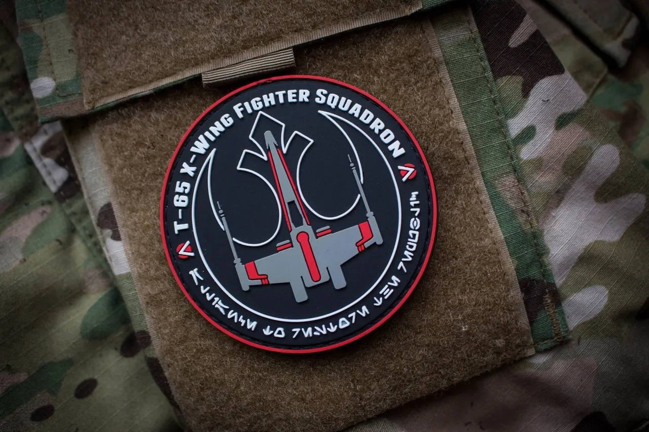 Rebel Alliance X-Wing Red Squadron PVC Morale Patch