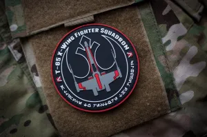 Rebel Alliance X-Wing Red Squadron PVC Morale Patch