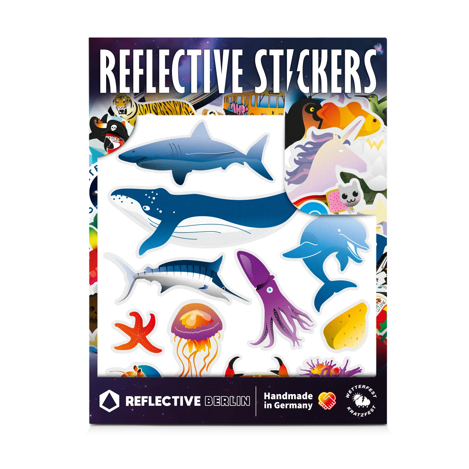 Reflexsticker KID Set: Aqua