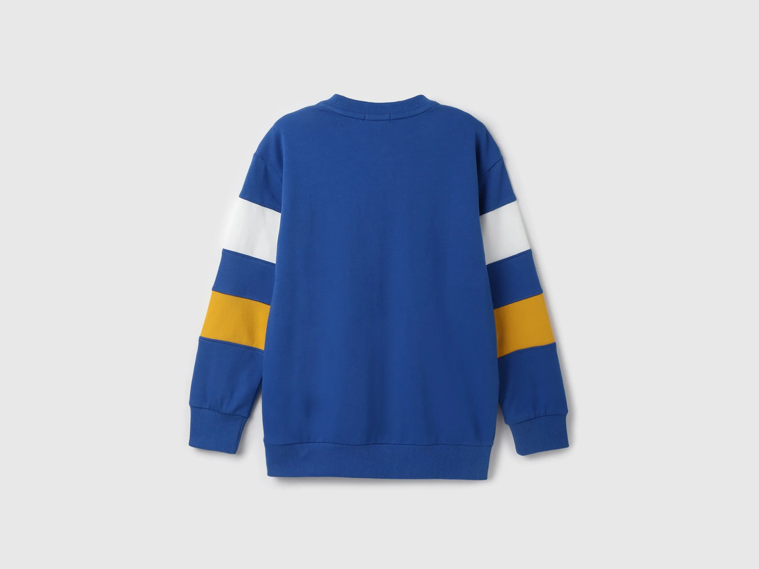 Regular Fit Round Neck Striped Sweatshirt