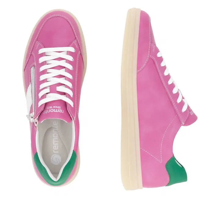 Remonte - D2C02 Pink Retro Trainer