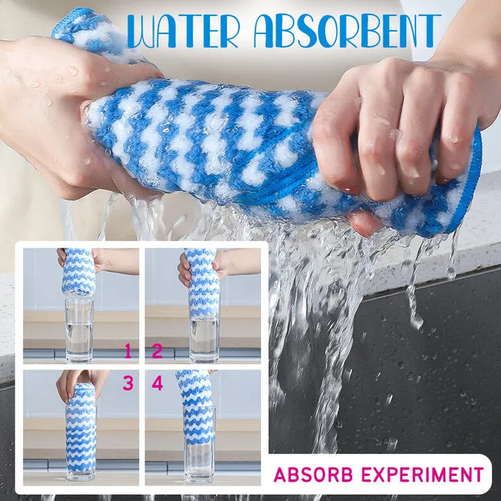 Reusable Scratch-free Microfiber Cleaning Cloth