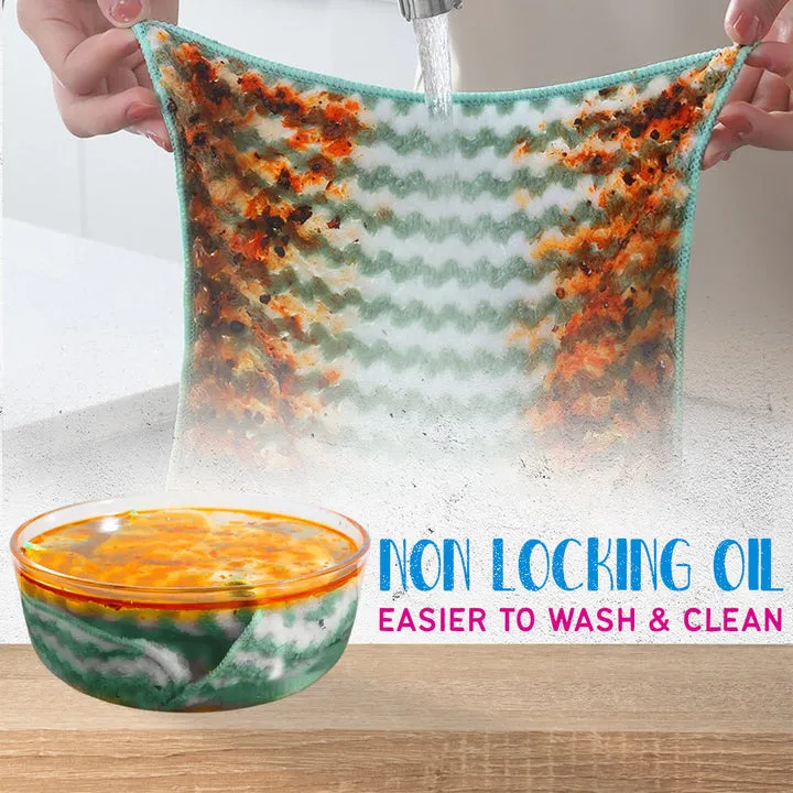 Reusable Scratch-free Microfiber Cleaning Cloth