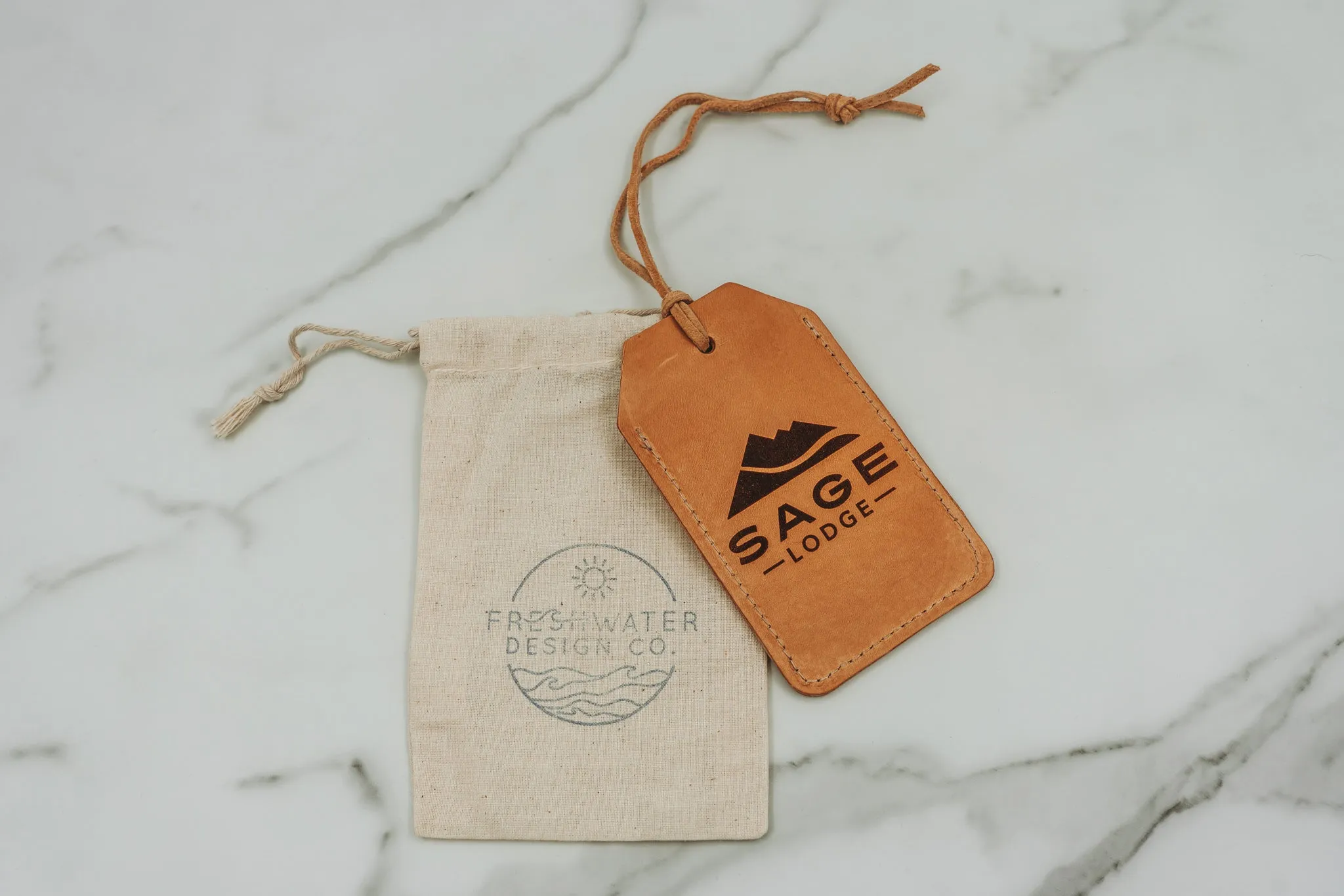 Sage Lodge Luggage Tag