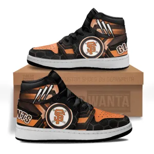 San Francisco Giants Kid J1s Sneakers Custom