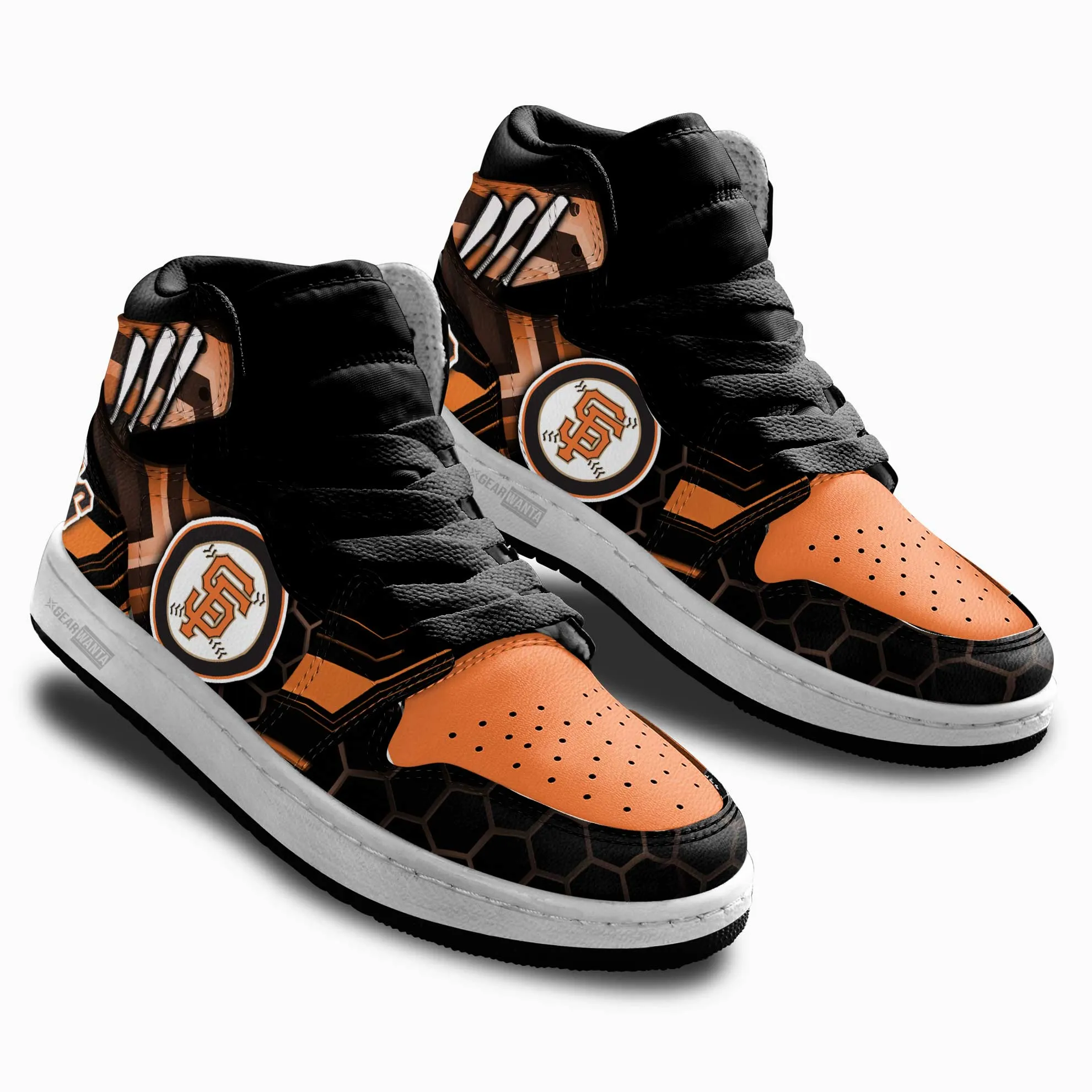San Francisco Giants Kid J1s Sneakers Custom