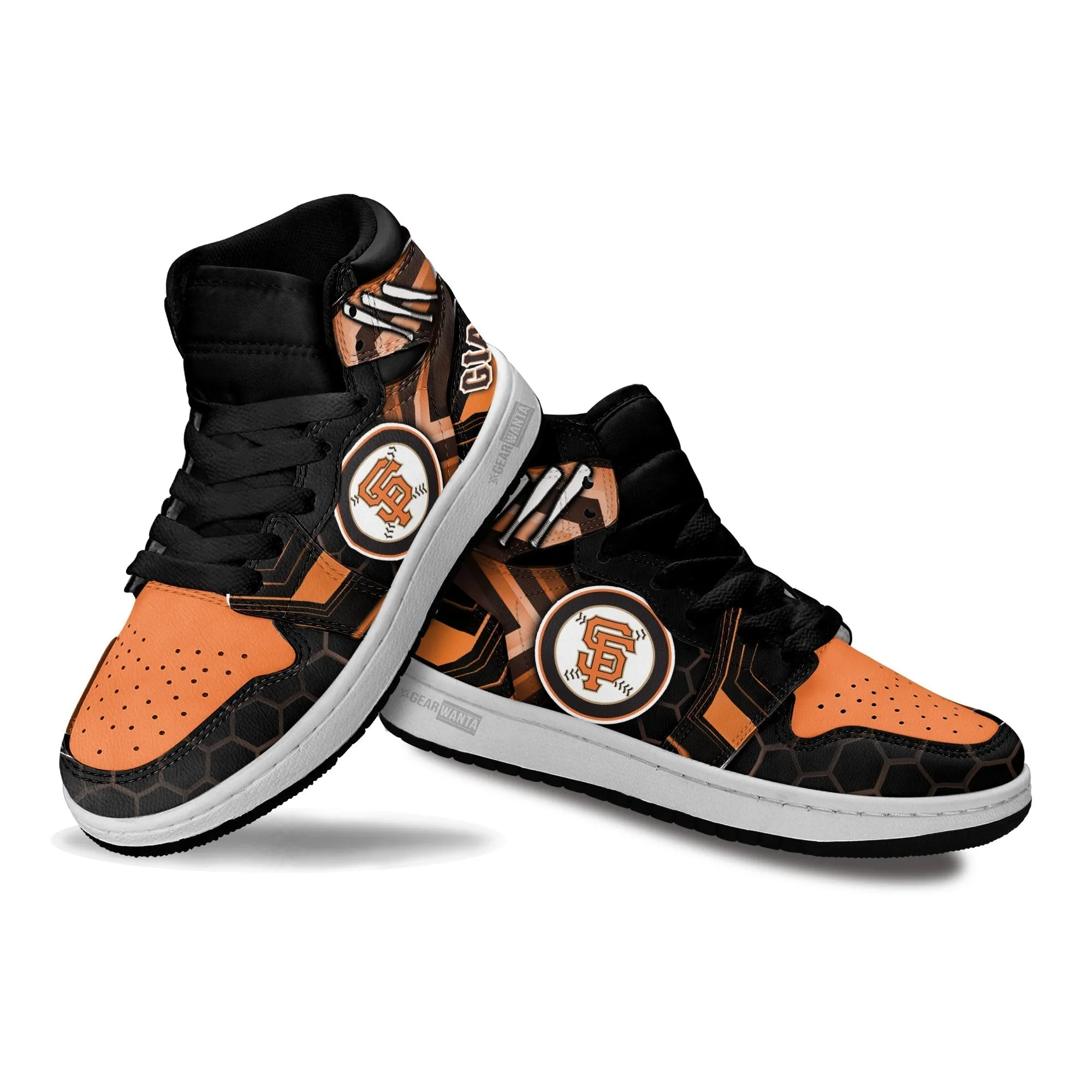 San Francisco Giants Kid J1s Sneakers Custom