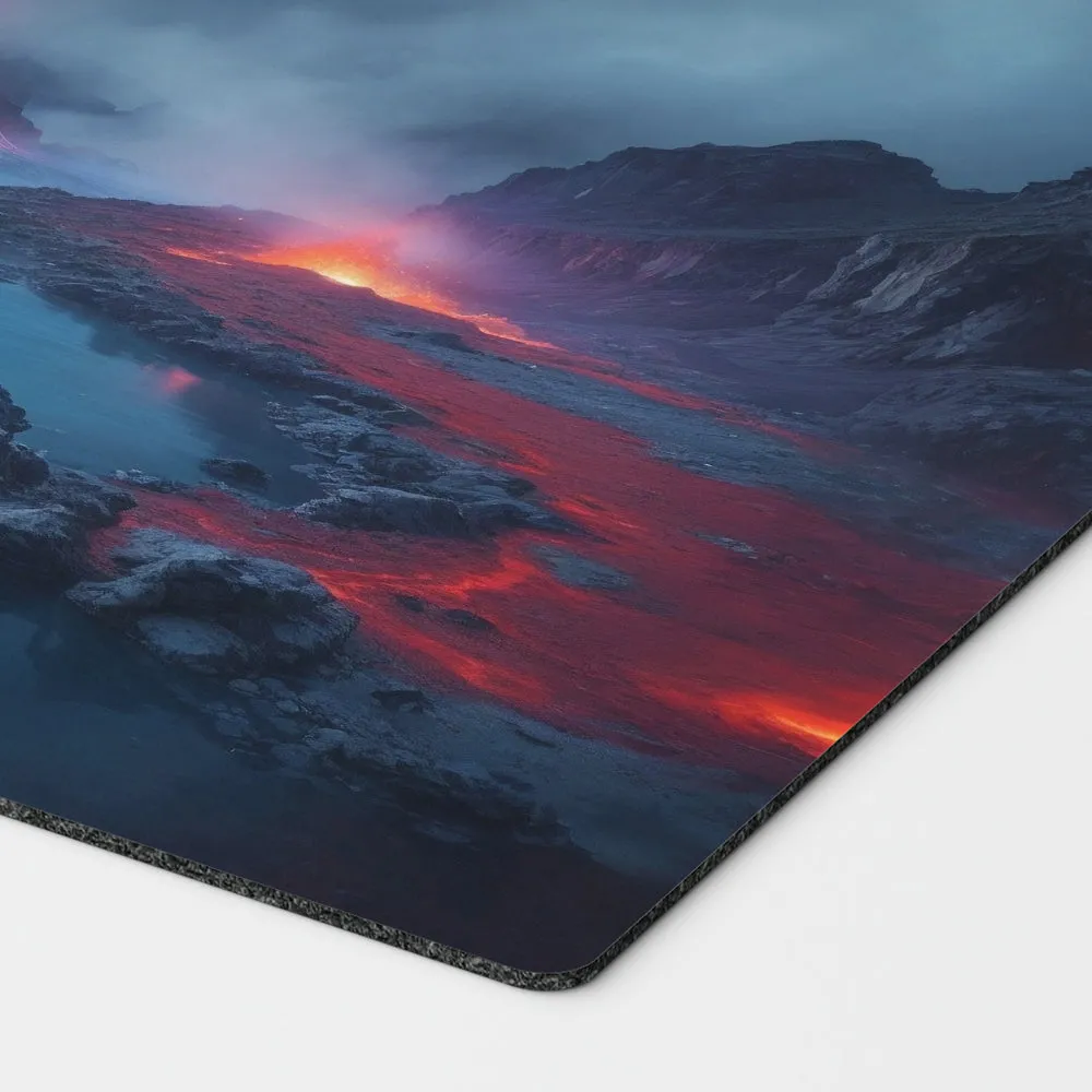 Scalding Tarn Reimagined Playmat | 24"x14" Izzet Magic the Gathering MTG