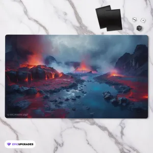 Scalding Tarn Reimagined Playmat | 24"x14" Izzet Magic the Gathering MTG