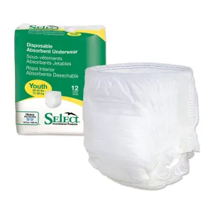 Select® Absorbent Underwear, Pediatric