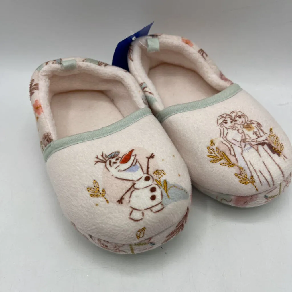 Size Little Kid 8-10: Disney Elsa Pink Slippers