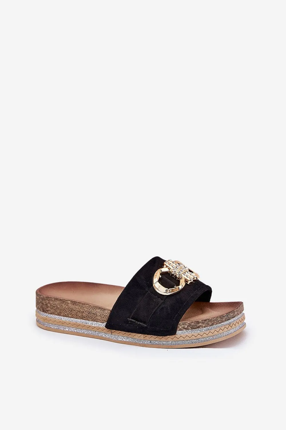 Slippers made of ecological suede