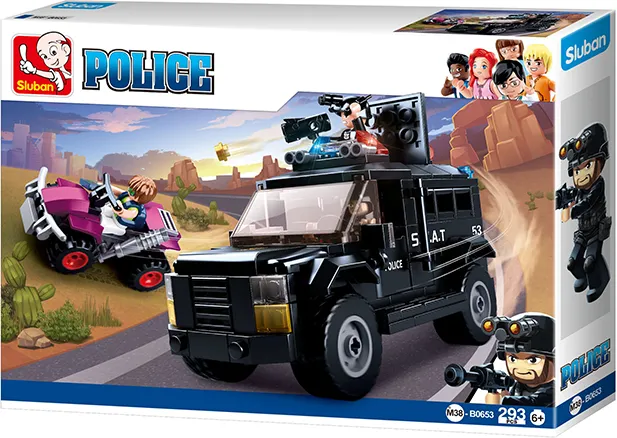 Sluban - Armoured Riot Police Van {M38-B0653}