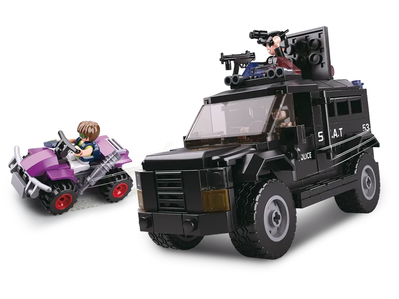 Sluban - Armoured Riot Police Van {M38-B0653}