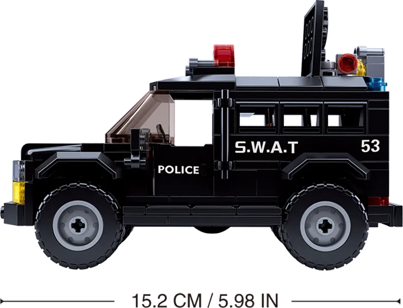Sluban - Armoured Riot Police Van {M38-B0653}
