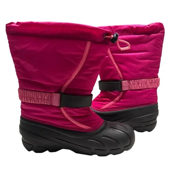 SOREL New $70 Kid's Flurry Waterproof Snow Boot in Tropic Pink Size 6