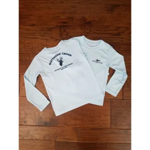 Southern Cross Wall Hanger Performance Long Sleeve (Arctic Blue)