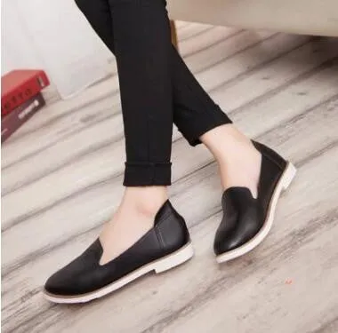 Spring Street Little White Shoes Fashion women Flats Women flat Shoes Women Ladies Girls