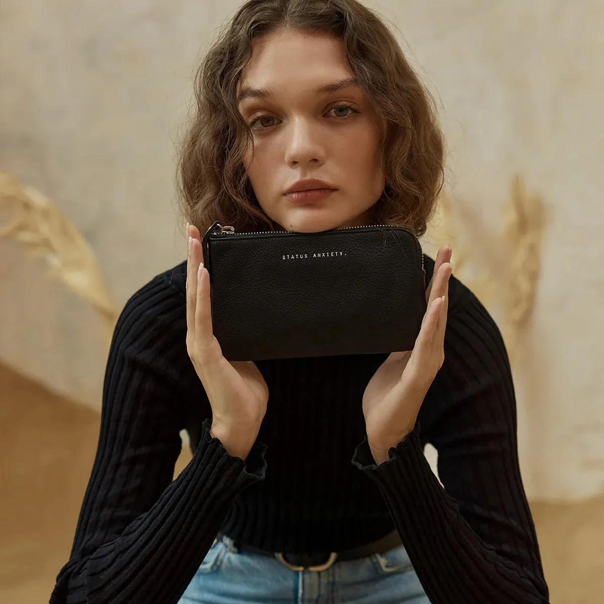 Status Anxiety Smoke And Mirrors Wallet - Black