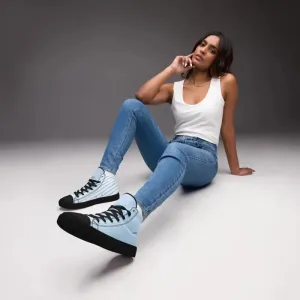 Stripes Refined Womens High Canvas Shoes
