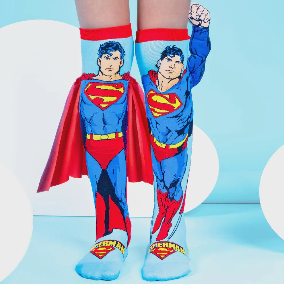Superman Kid/Adult Socks