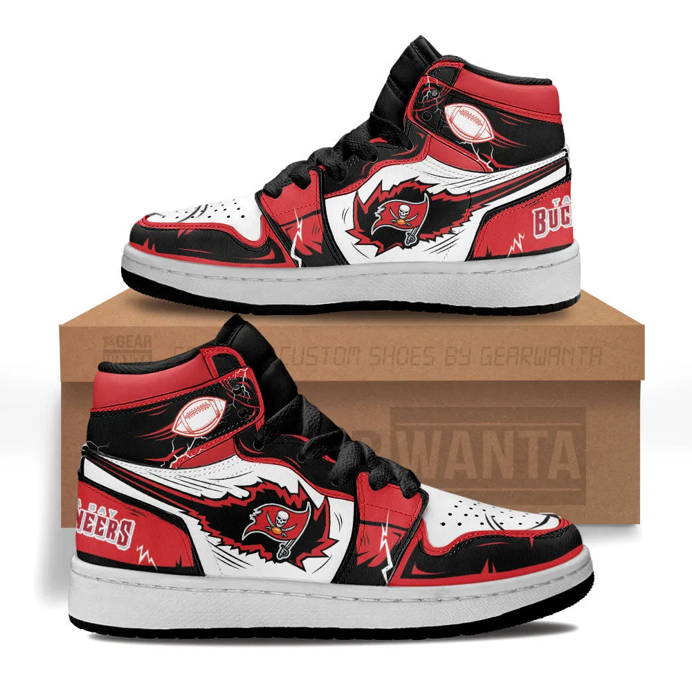 Tampa Bay Buccaneers Kid J1s Sneakers Custom