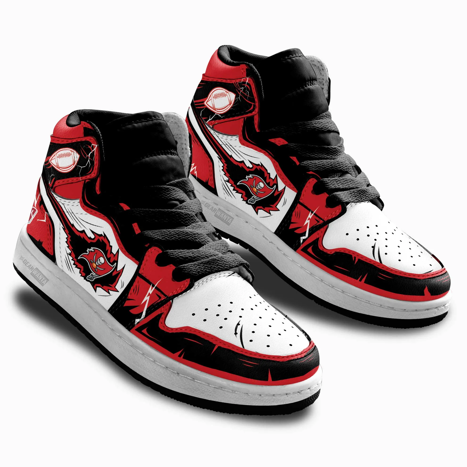 Tampa Bay Buccaneers Kid J1s Sneakers Custom