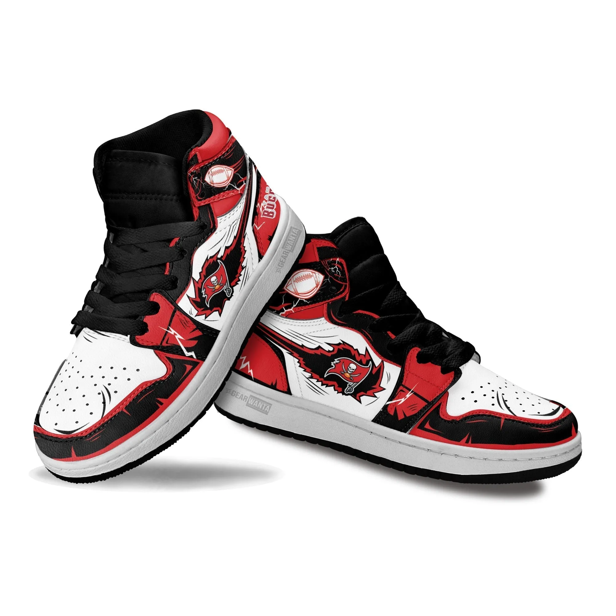 Tampa Bay Buccaneers Kid J1s Sneakers Custom